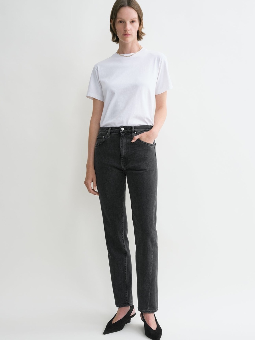 Toteme Twisted Seam Jeans in Denim Grey - Picture 6 of 6
